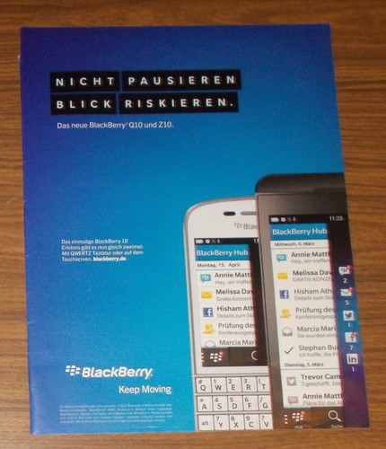 Rara pubblicità blackberry - rara,