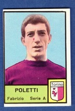 Figurina Calciatori Mira Il Pallone 1965 Poletti Torino non recuperata originale