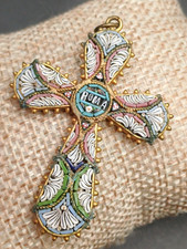 MICROMOSAICO CIONDOLO CROCE