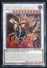 DRAGO D' ASSALTO ALI NERE Rara Segreta Prismatica in Italiano MP23-IT187 YUGIOH