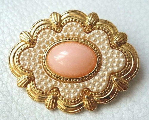 Grand broche chic - broche, doré