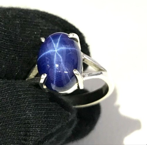 Anello zaffiro stella - , blu