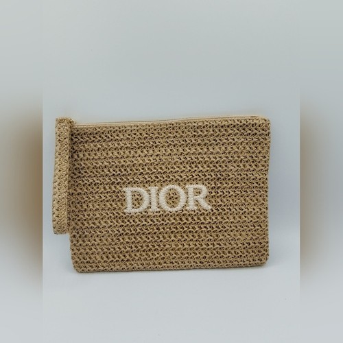 Dior trousse tessuto rafia - dior,