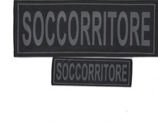 Patch con velcro riflettente