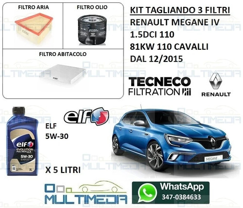 Kit tagliando filtri olio - kit,