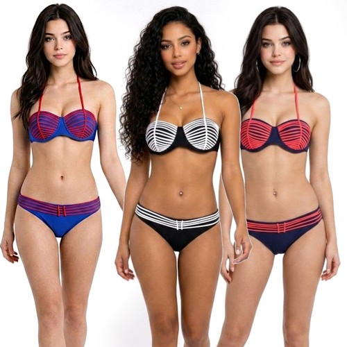 Bikini mujer bicolor - bicolor, con