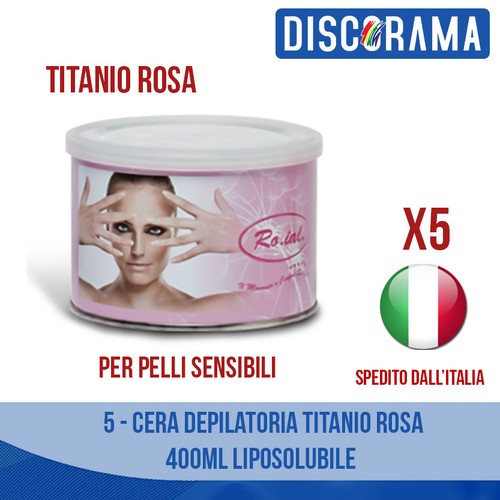 Cera depilatoria titanio rosa - cera,