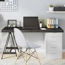 vidaXL Piano Tavolo Grigio