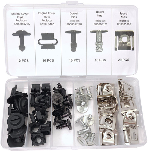 Kit montaggio coprimotore - , clip