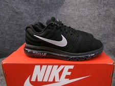 Scarpe da corsa Nike Air Max 2017 nere bianche antracite da uomo taglia 12 USA 849559-001