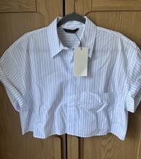 Zara camicia crop manica corta