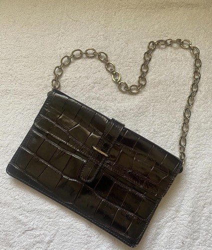 Borsa furla marrone croc - marrone,