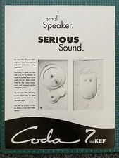 Kef Coda 7 A4 Poster/Rivista