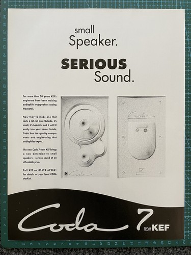 Kef coda poster rivista - kef, poster/rivista