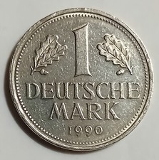 1 Marco Germania 1990 zecca G (Karlsruhe)