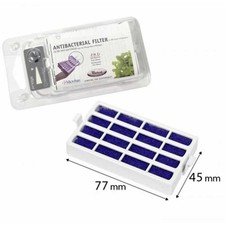 FILTRO ANTIBATTERICO FRIGORIFERO FRIGO Whirlpool originale 77x45mm