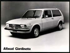 Fotografia Auto Alfa Romeo Alfasud Giardinetta, foto di fabbrica 