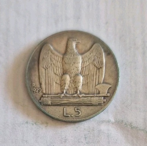 Lire 1929 aquilotto rara - 5,