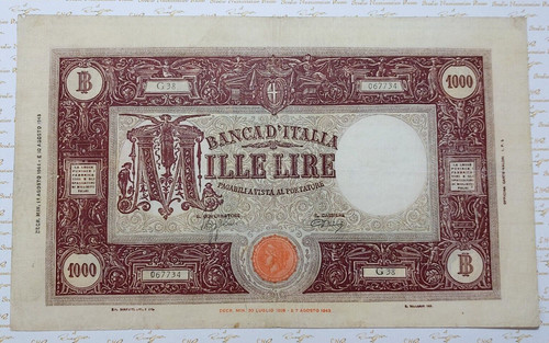 1000 lire barbetti grande - 1000,