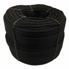 Corda nylon 24mm nera fili - nera,