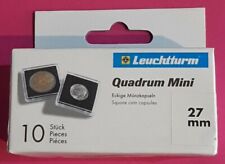 Leuchtturm CAPSULE CONTENITORI ASTUCCI QUADRATI QUADRUM MINI X monete da 27 mm.