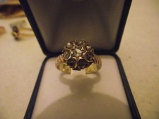 Anello oro con - anello, toppa