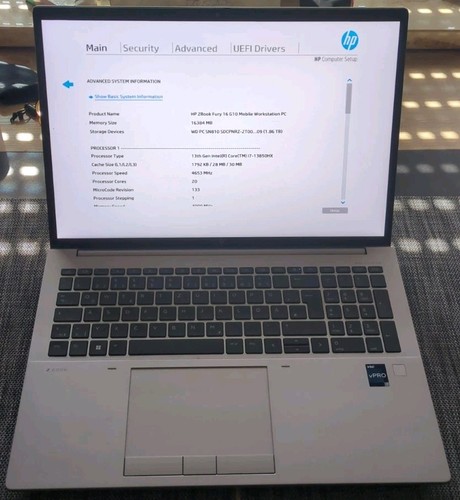 Zbook fury g10 16 - hp, 16"