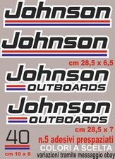 adesivi Johnson motore marino