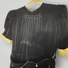 Abito vintage anni 30 marrone