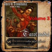 Tarocchi Medicina vintage vecchia stampa anatomia chirurgia farmacia strumenti medici V3