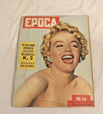 SETTIMANALE  EPOCA MARILYN