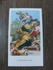 Sant'Agostino, Holy Card, Paco 75