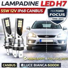 COPPIA LAMPADINE H7 LED 110W