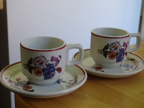 Sarreguemines tasses cafe - 2,