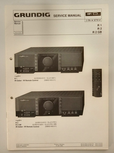 Grundig service manual manuale - manual,