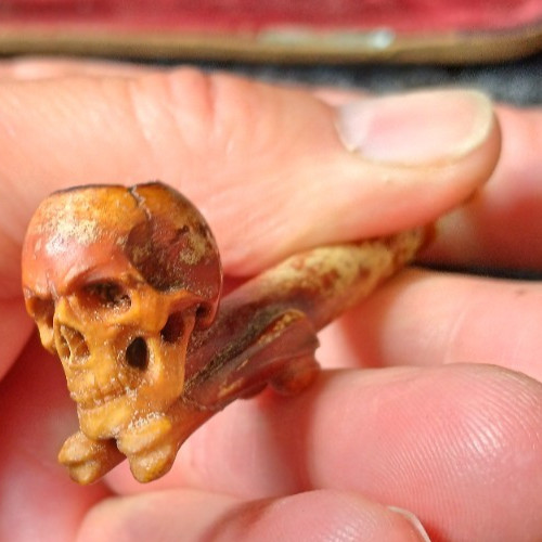 Genuine antique small skull - genuine,