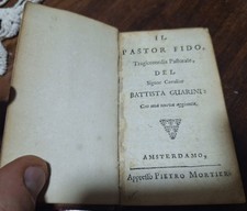 Il Pastor Fido Tragicomedia Pastorale .1750
