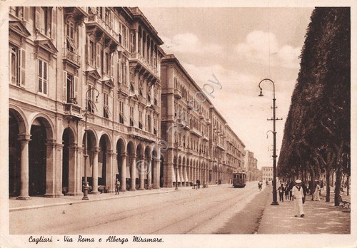 Cartolina cagliari via - cartolina, roma