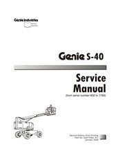 Genie boom lift - boom,