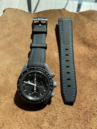 Orologio lunare 20mm nero - lunare,
