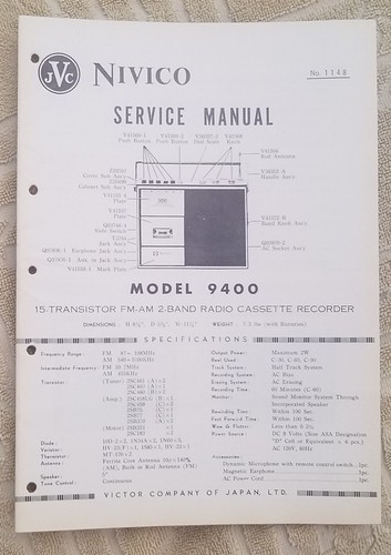 Jvc nivico modello - nivico, 9400