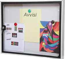 Bacheca Fondo Magnetica Portavvisi Chiusura Con Cilindro 58X6X48H con 2 Chiavi