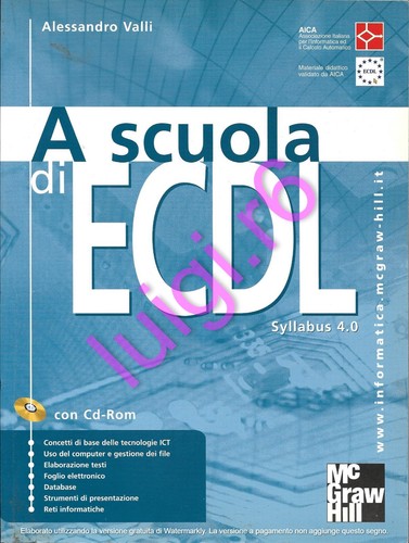 Scuola ecdl libro con - scuola, di