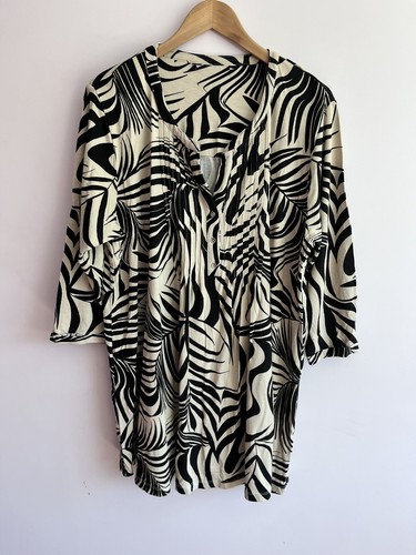 Top camicia nero beige - camicia, e