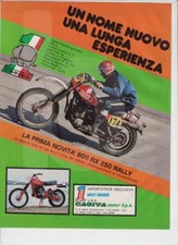 advertising Pubblicità MOTO CAGIVA RX 250 RALLY 79-B.GUALDI MOTOITALIANE ENDURO