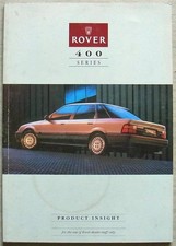 ROVER 400 Serie Rivenditore Product Insight Guide Brochure Febbraio 1990 416 GSi GTi ++