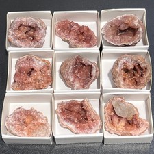 Grappoli di ametista rosa