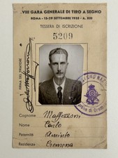 Tiratore di Cremona VIII GARA GENERALE DI TIRO A SEGNO Roma 15-29 Settembre 1935