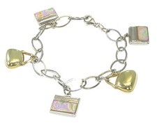  Bracciale Argento 925 Rodiato