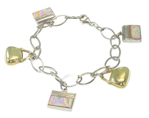 Bracciale argento 925 rodiato - bracciale,